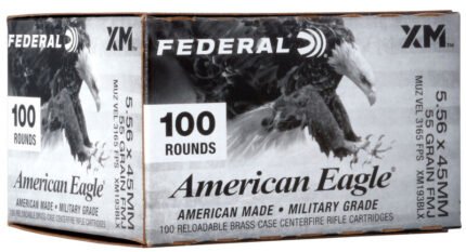 American Eagle XM | XM193 | 5.56 Nato | 55gr | FMJ | 100rd