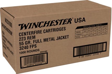 PD Trade | Winchester | 223 Rem | 55gr | FMJ | 1000rd Bulk