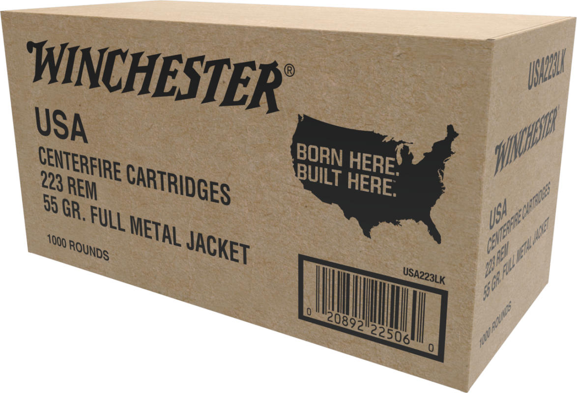 USA | 223 Rem | 55gr | FMJ | 1000rd Bulk
