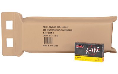 X-Tac XP193 | 5.56 Nato | 55gr FMJ | 200rd Battle Pack