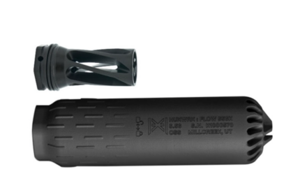 HuxWrx 556K 5.56mm Flow-Through Suppressor w/ Flash Hider